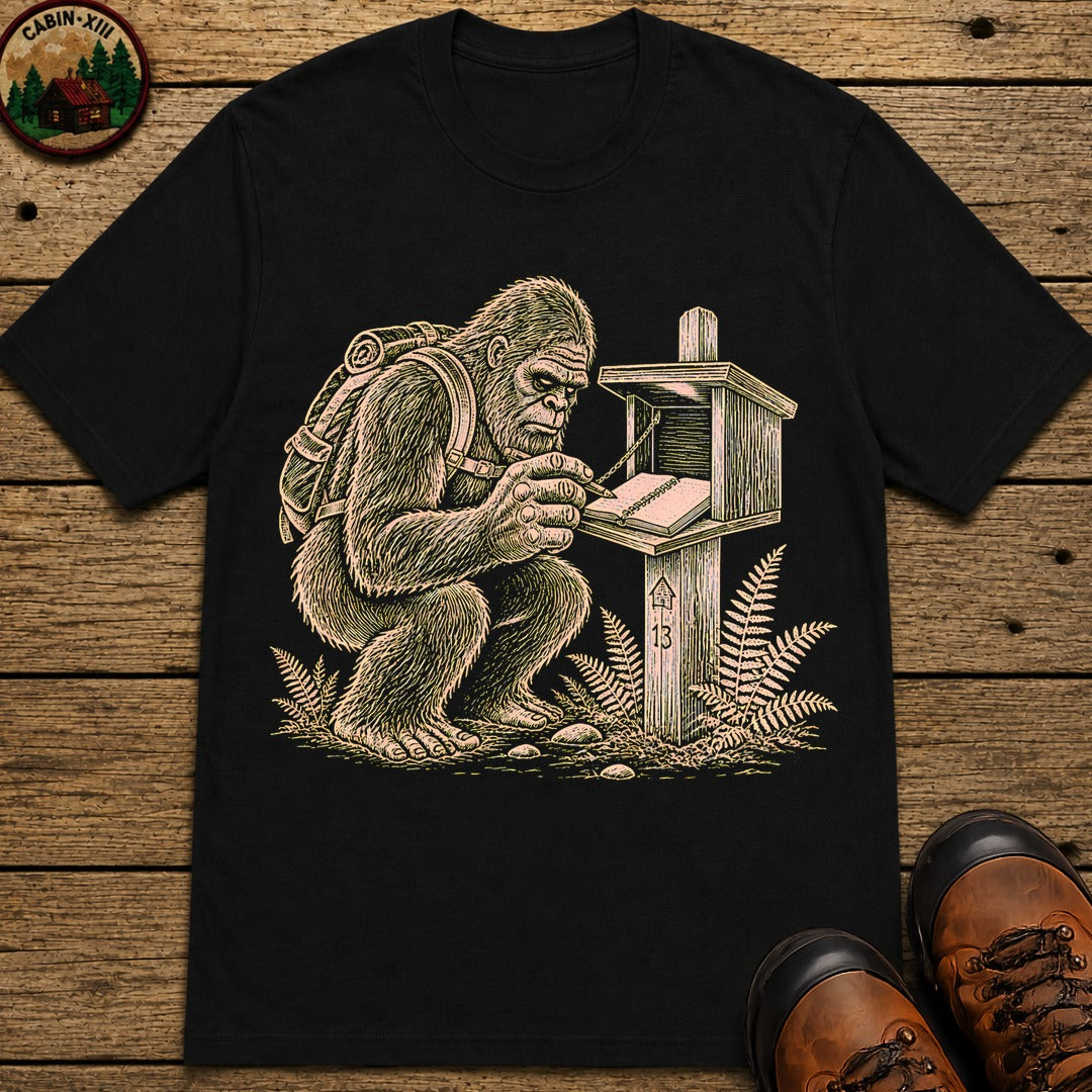 Big Foot Register T-Shirt - Black