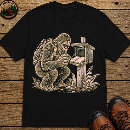 Big Foot Register T-Shirt - Black