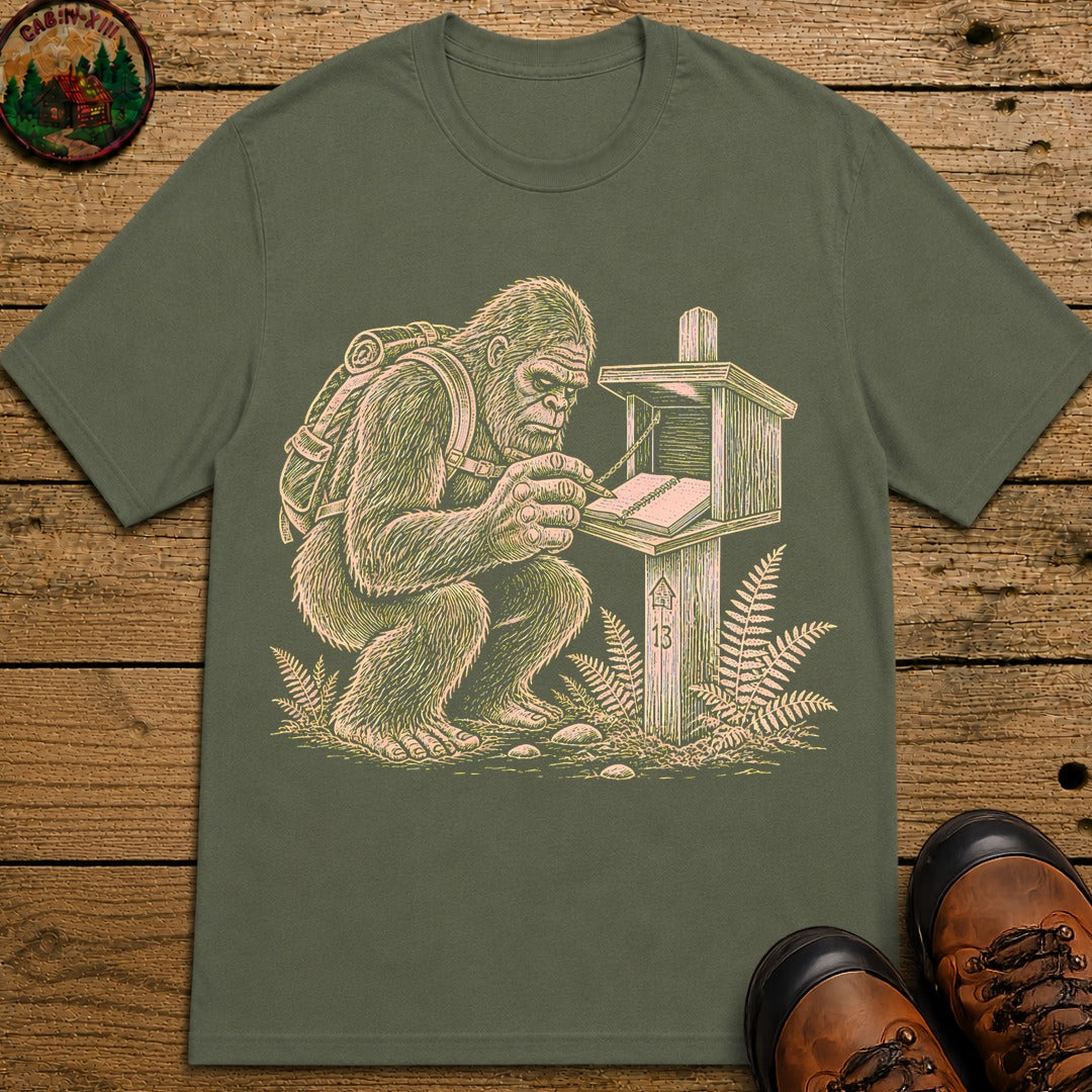 Big Foot Register T-Shirt - Moss