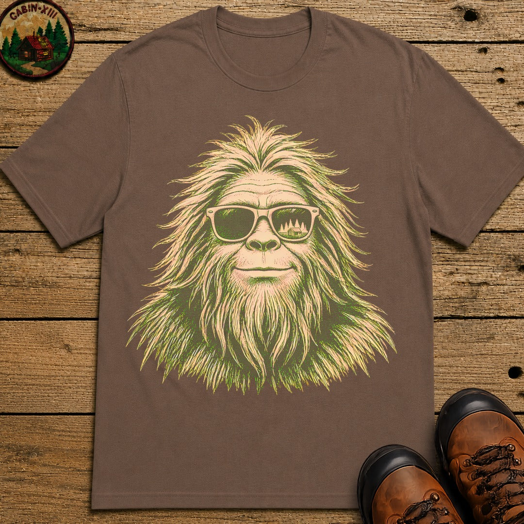 Big Foot With Sunglasses T-Shirt - Espresso
