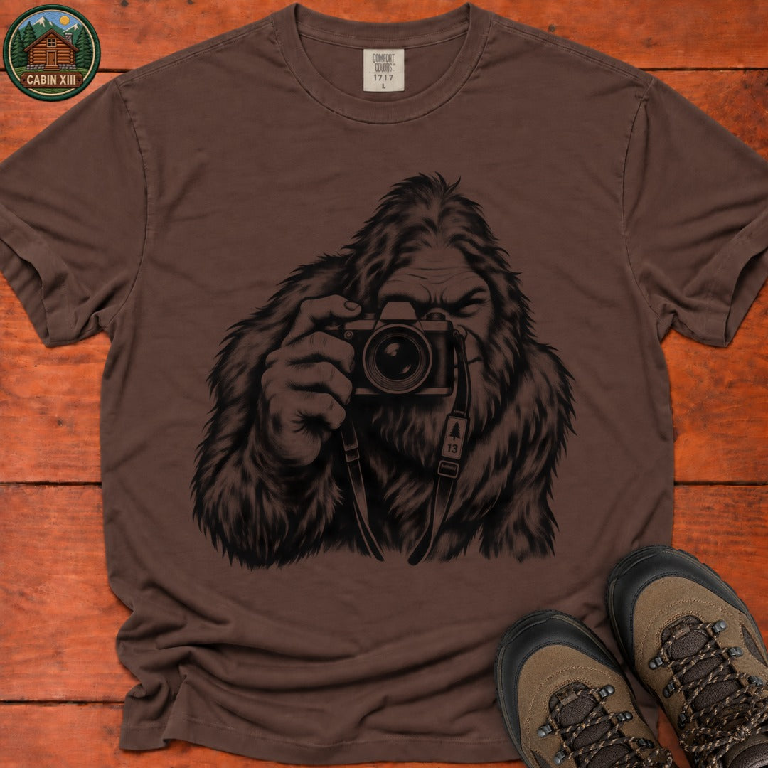 Bigfoot Camera T-Shirt - Espresso