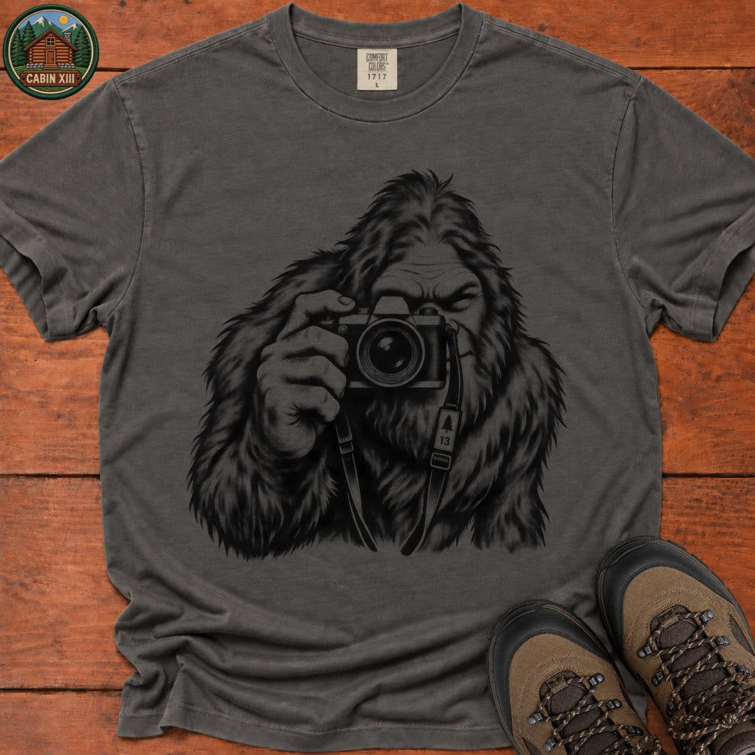 Bigfoot Camera T-Shirt - Pepper