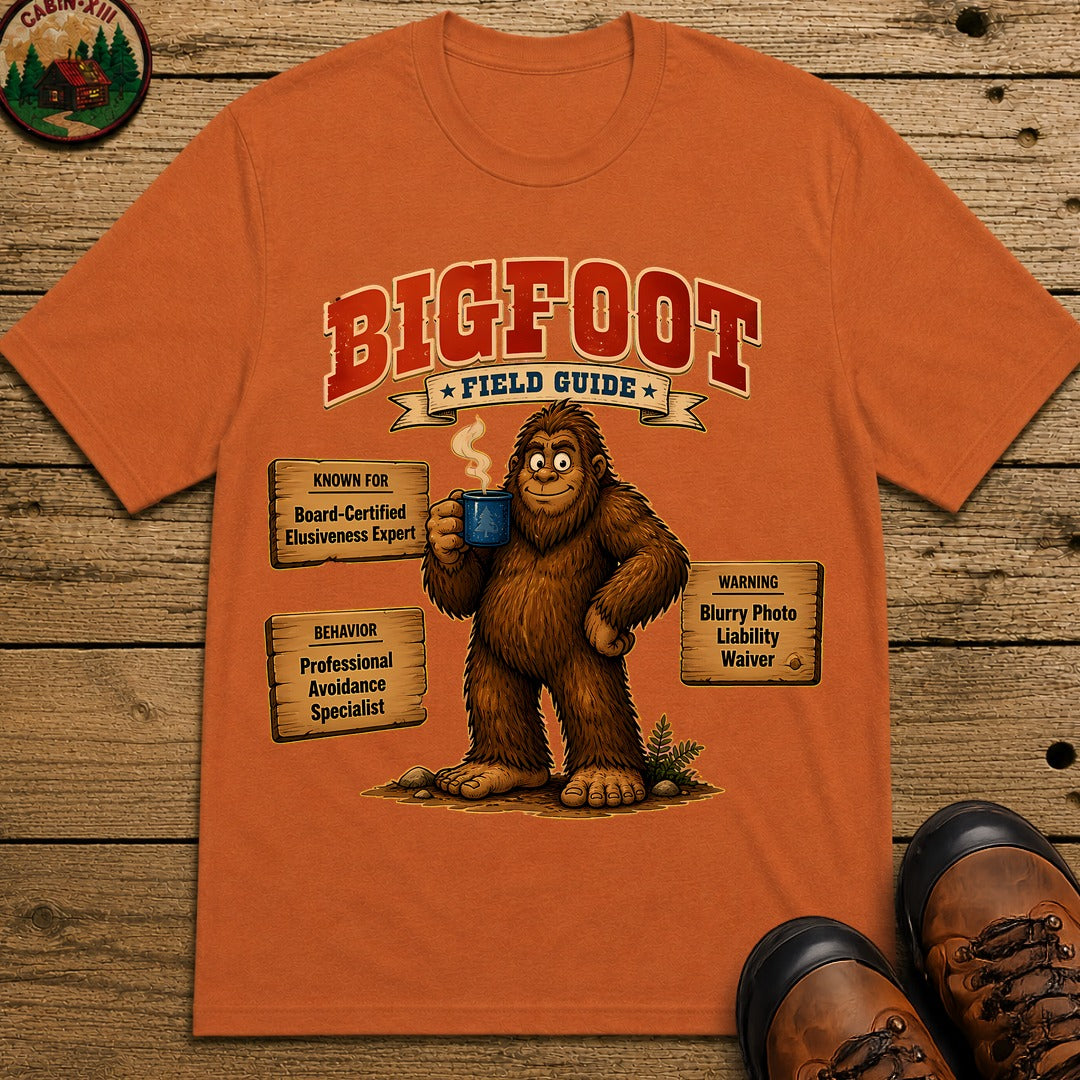 Bigfoot Field Guide T-Shirt - Yam