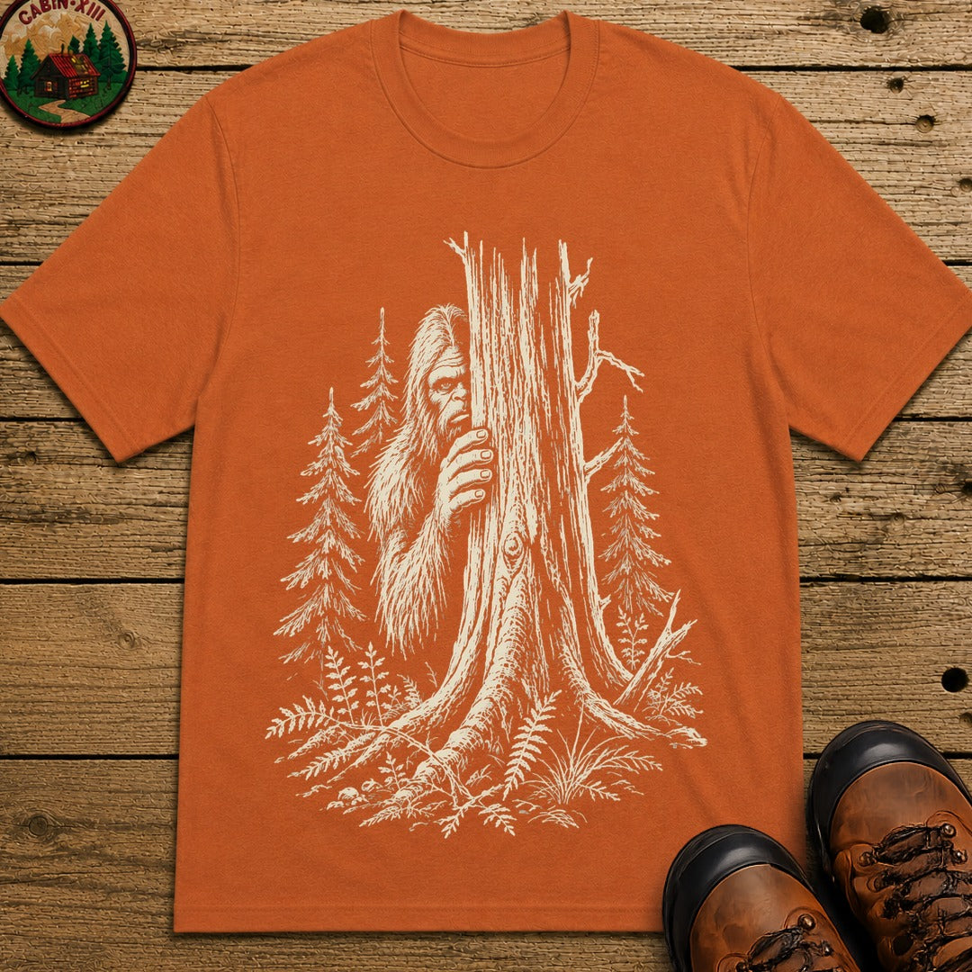 Bigfoot Hiding T-Shirt - Yam