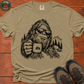Bigfoot In Sunglasses T-Shirt - Khaki