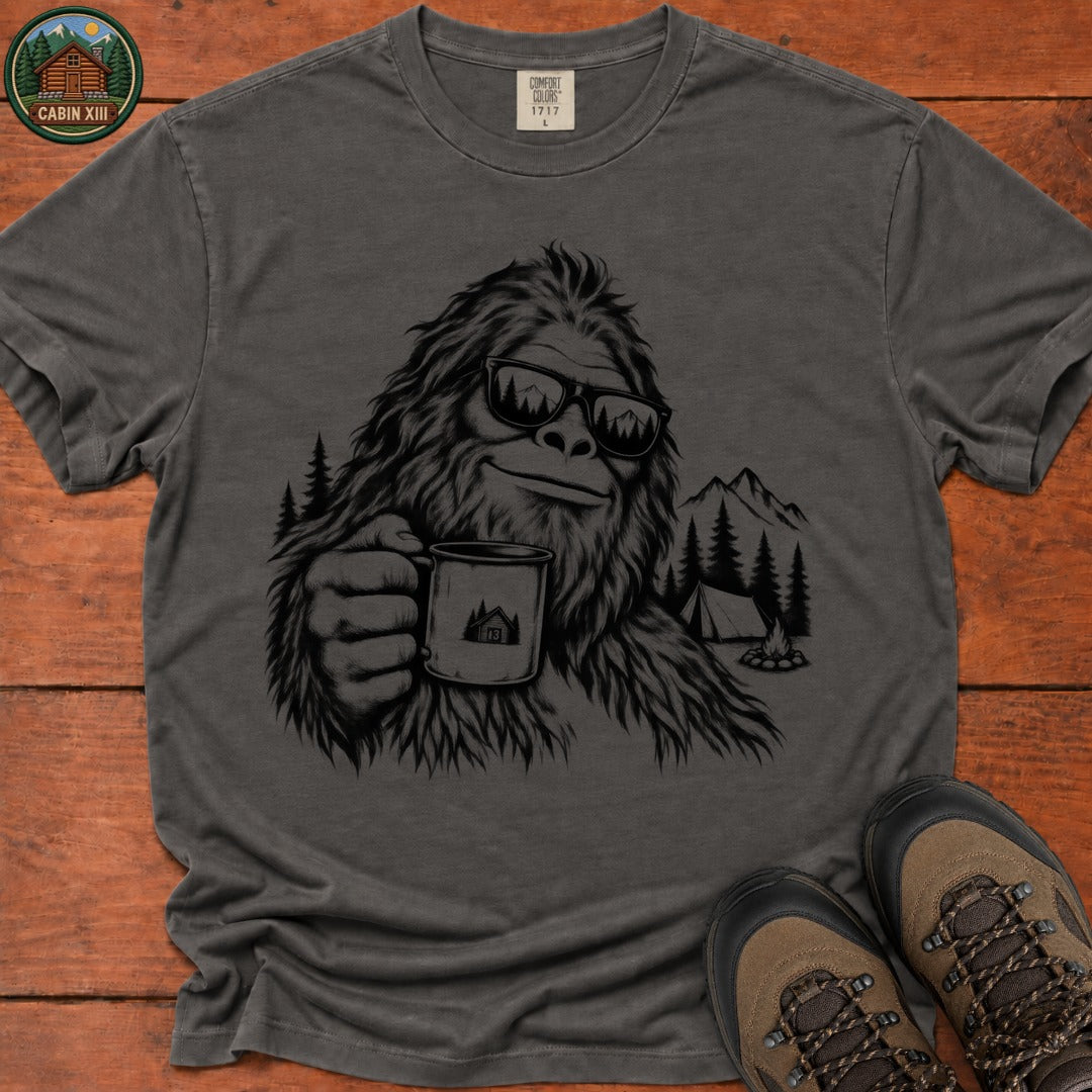 Bigfoot In Sunglasses T-Shirt - Pepper