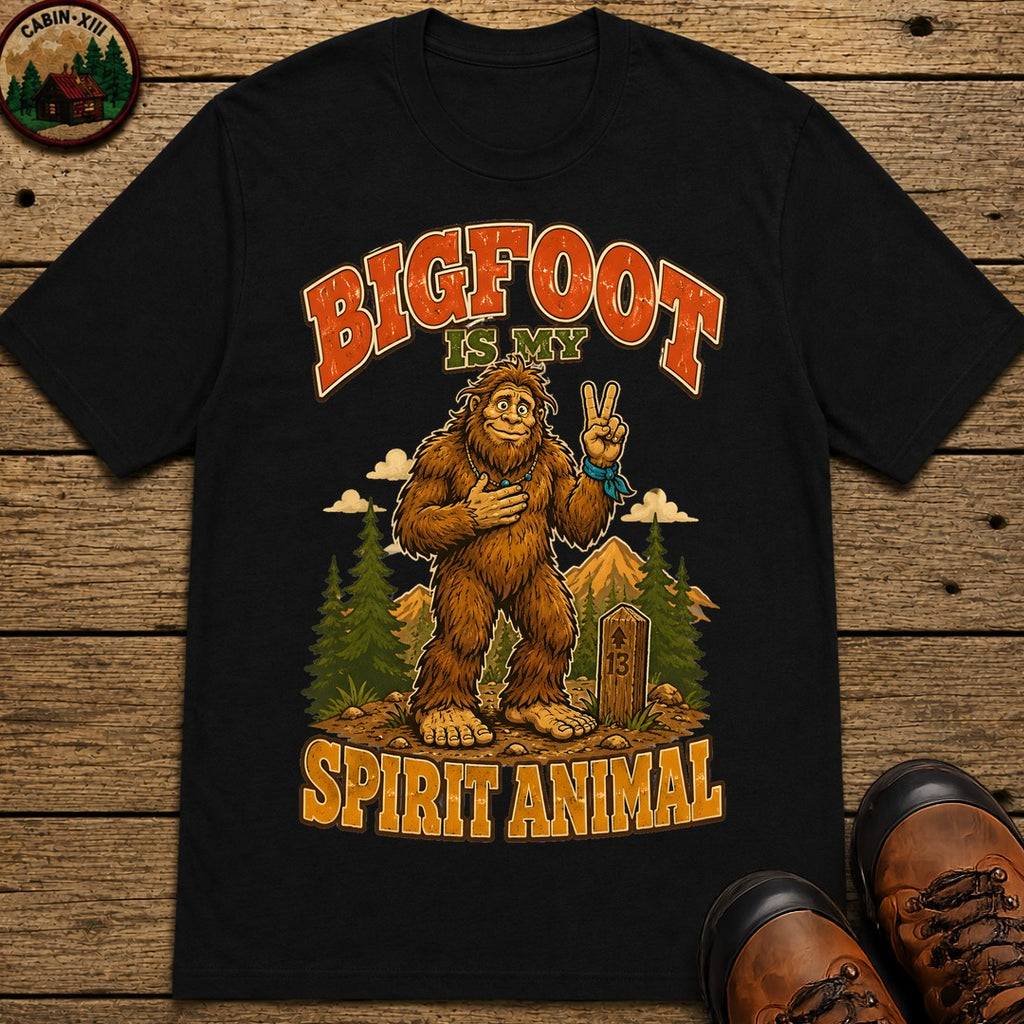 Bigfoot Is My Spirit Animal - Black