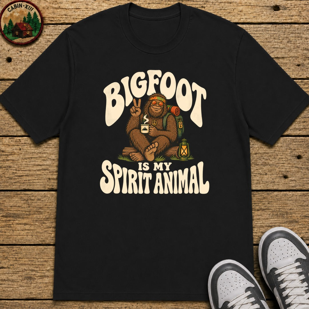 Bigfoot Is My Spirit Animal Kids T-Shirt - Black