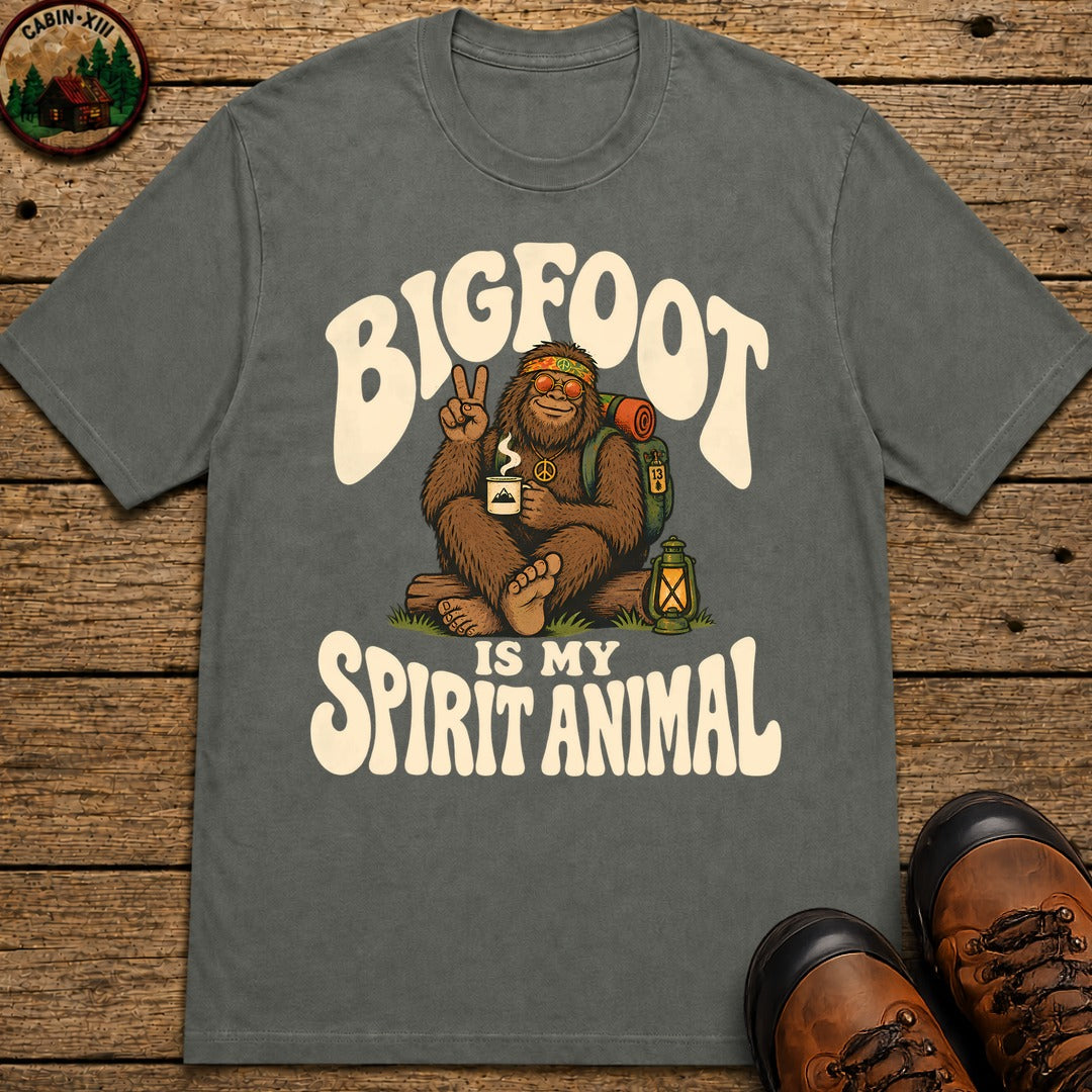 Bigfoot Is My Spirit Animal T-Shirt - Pepper