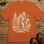 Bigfoot — Vintage Sasquatch Wilderness Sketch Tee - Yam
