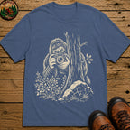 Bigfoot with a Camera T-Shirt - Blue Jean