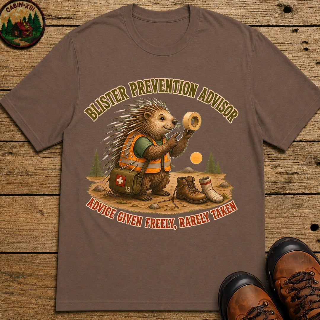 Blister Prevention Advisor T-Shirt - Espresso