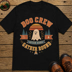 Boo Crew (Retro) Badge T Shirt - Black