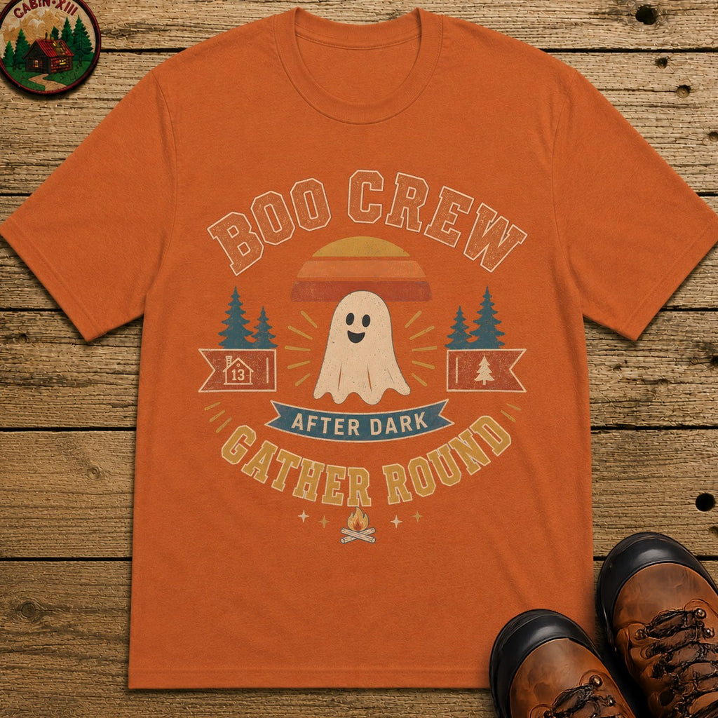 Boo Crew (Retro) Badge T Shirt - Yam