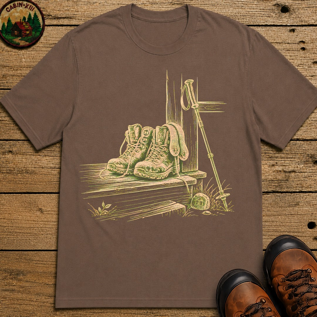 Boots By The Door T-Shirt - Espresso