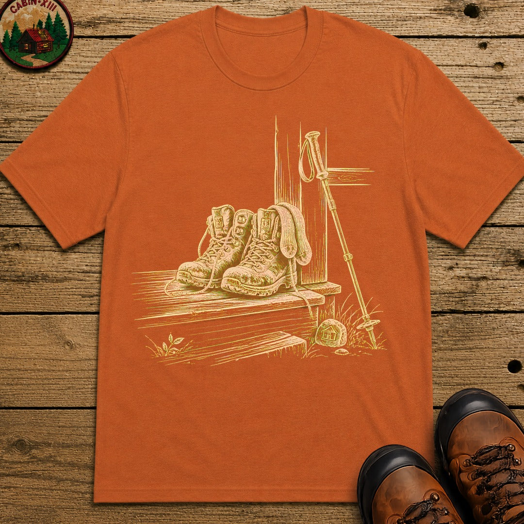 Boots By The Door T-Shirt - Yam