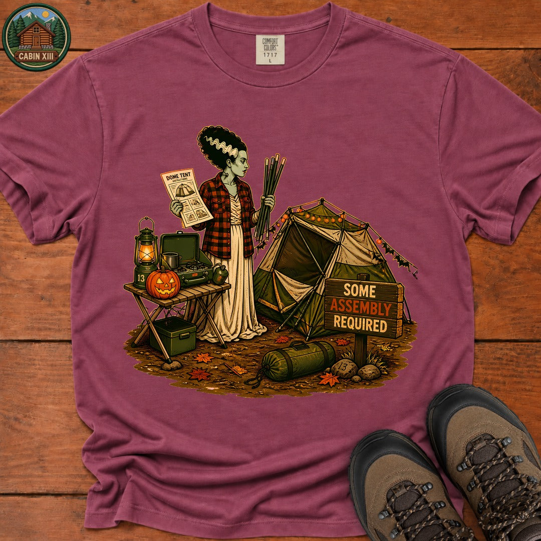 Bride Of Frankenstein Halloween T-Shirt - Berry