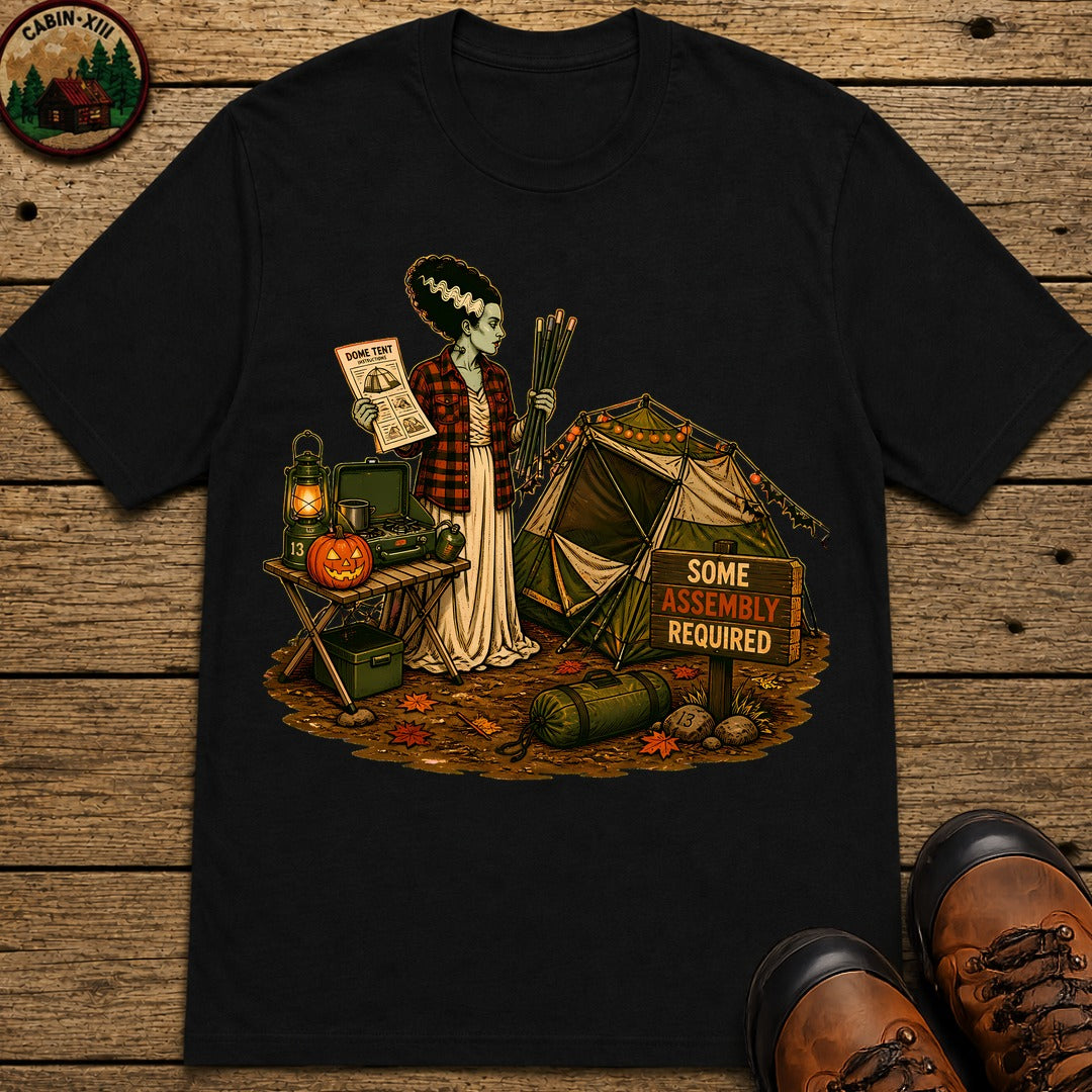 Bride Of Frankenstein Halloween T-Shirt - Black
