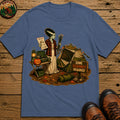 Bride Of Frankenstein Halloween T-Shirt - Blue Jean