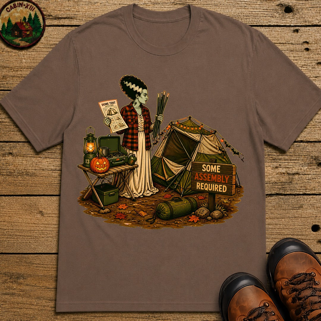 Bride Of Frankenstein Halloween T-Shirt - Espresso