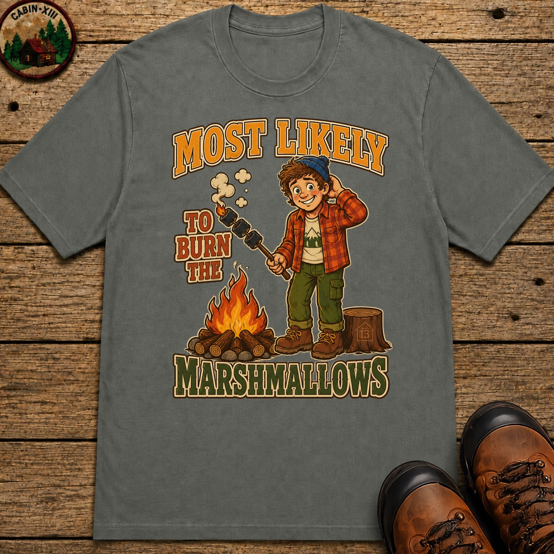Burn The Marshmallows T-Shirt - Pepper