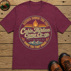 Cabin Thirteen Camp Co Op T Shirt - Berry