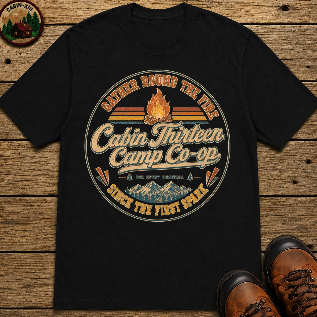 Cabin Thirteen Camp Co Op T Shirt - Black