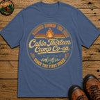 Cabin Thirteen Camp Co Op T Shirt - Blue Jean