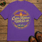 Cabin Thirteen Camp Co Op T Shirt - Grape