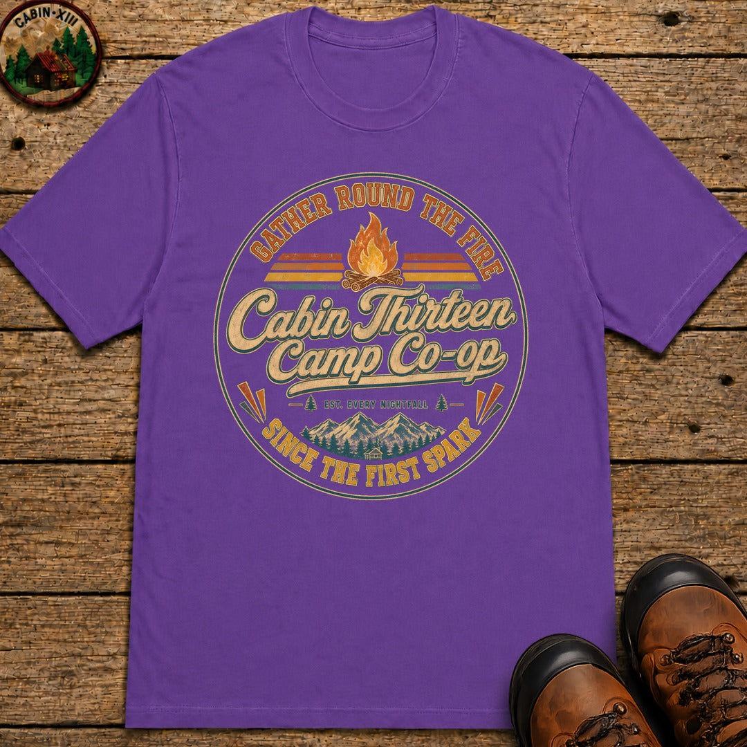 Cabin Thirteen Camp Co Op T Shirt - Grape