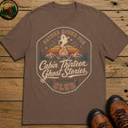 Cabin Thirteen Ghost Stories T Shirt - Espresso
