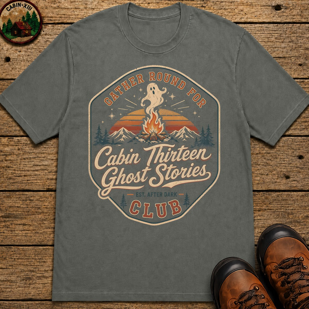 Cabin Thirteen Ghost Stories T Shirt - Pepper