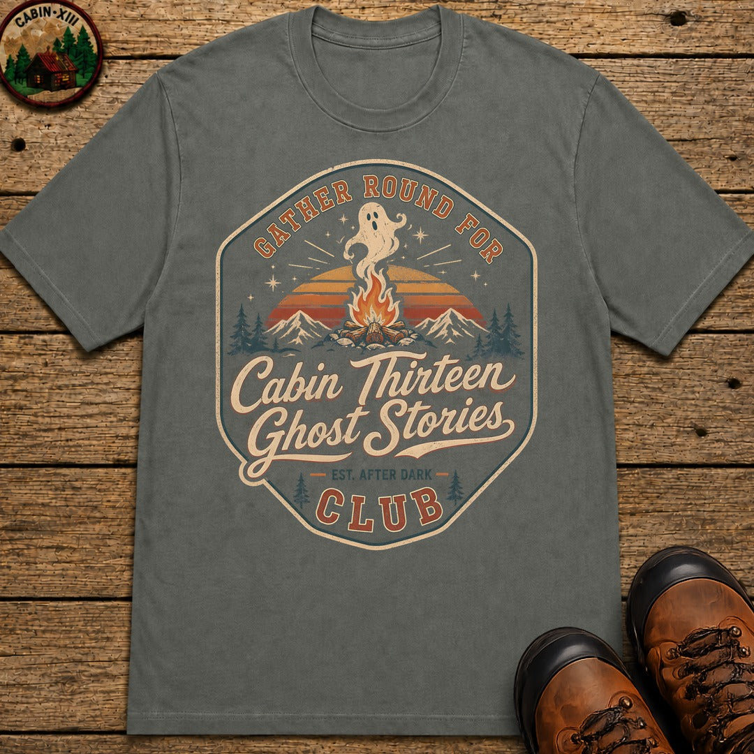 Cabin Thirteen Ghost Stories T Shirt - Pepper