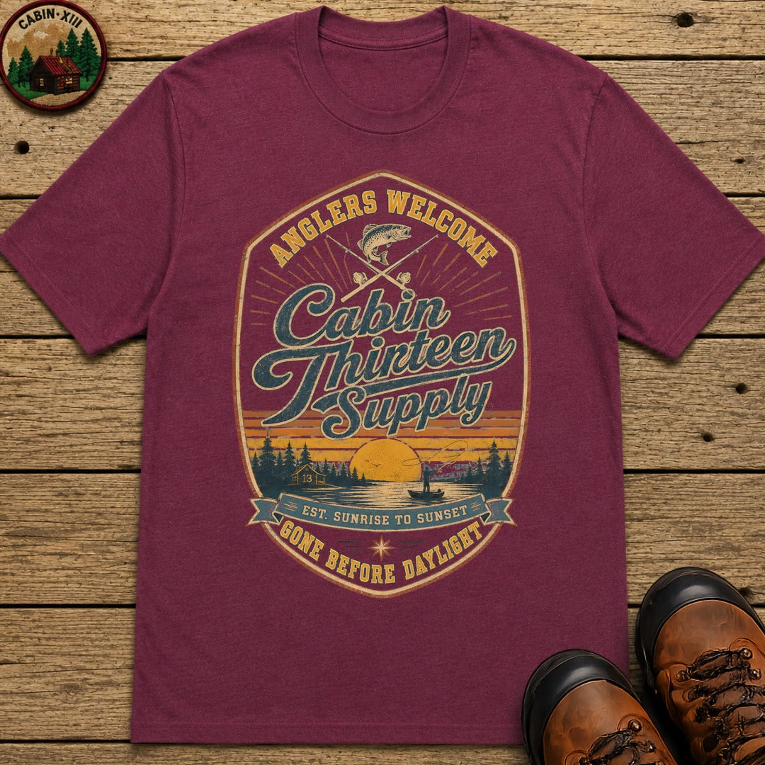 Cabin Thirteen Supply T Shirt - Berry