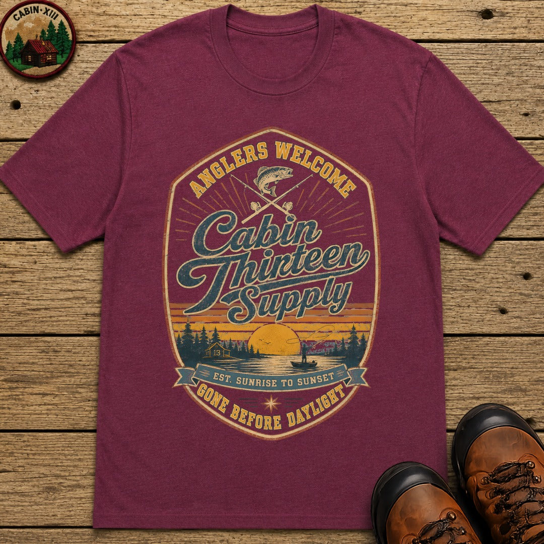 Cabin Thirteen Supply T Shirt - Berry