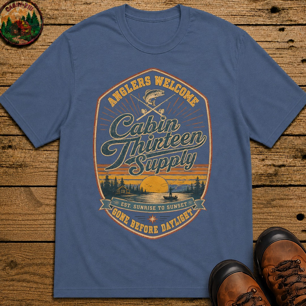 Cabin Thirteen Supply T Shirt - Blue Jean
