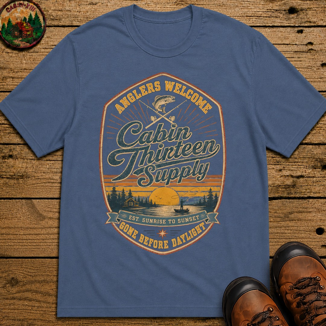 Cabin Thirteen Supply T Shirt - Blue Jean