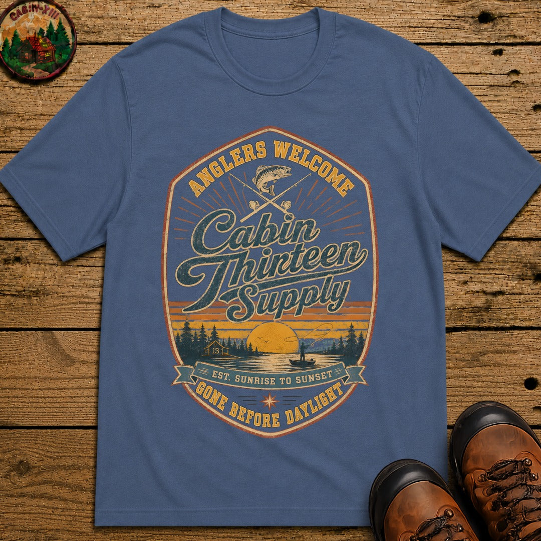 Cabin Thirteen Supply T Shirt - Blue Jean