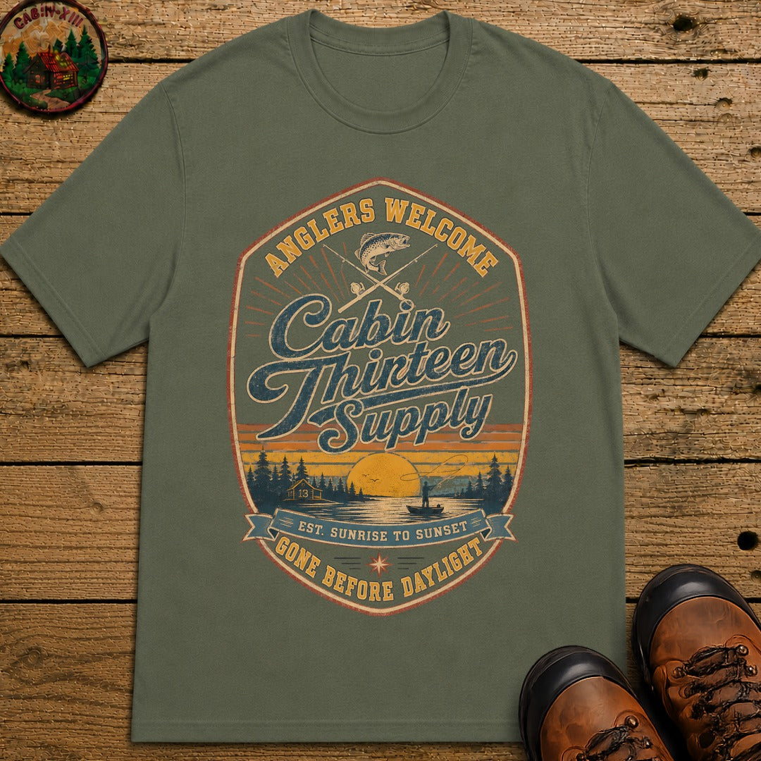 Cabin Thirteen Supply T Shirt - Moss