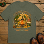 Camp More Worry Less T-Shirt - Moss