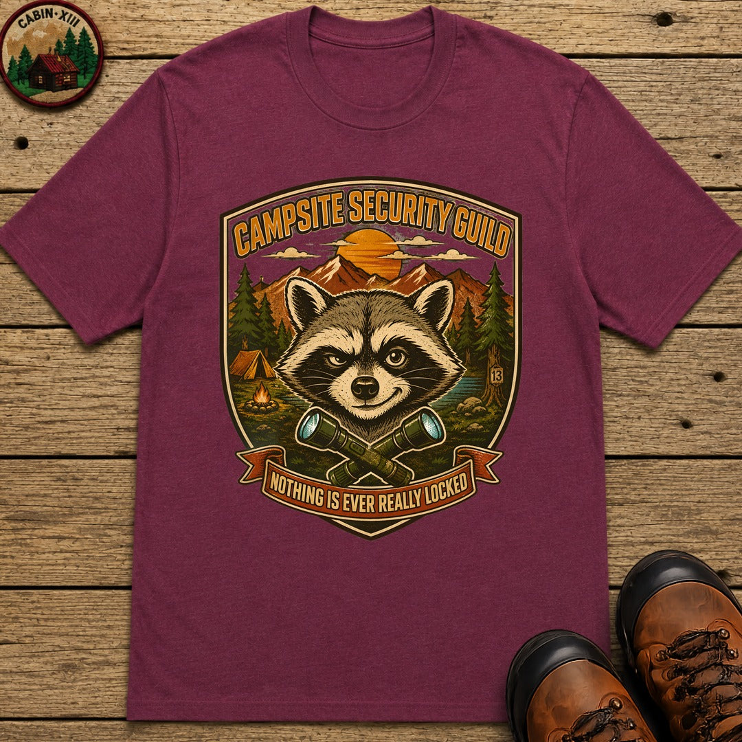 Camp Security Guild T Shirt - Berry
