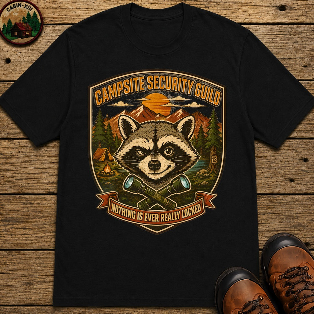 Camp Security Guild T Shirt - Black