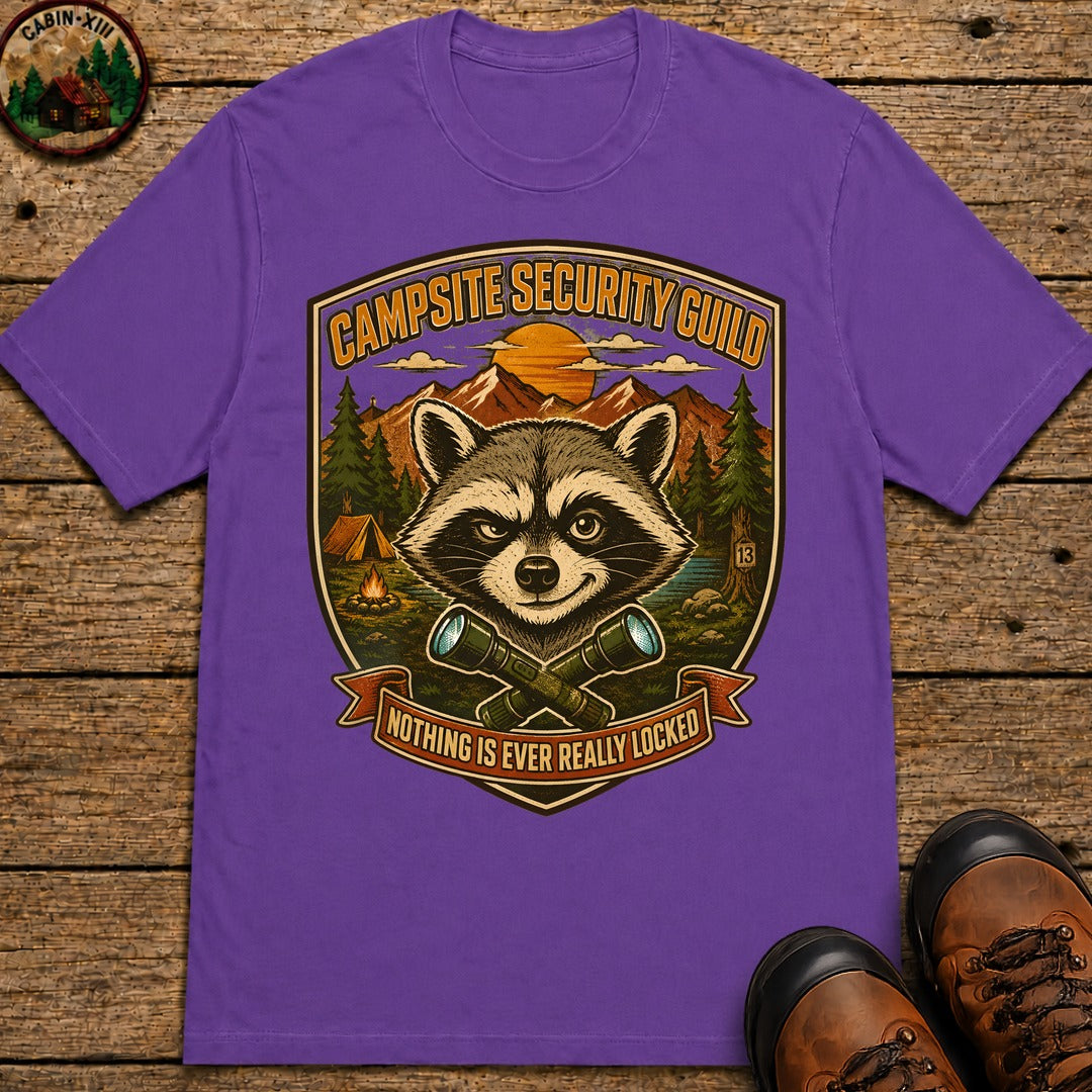 Camp Security Guild T Shirt - Grape