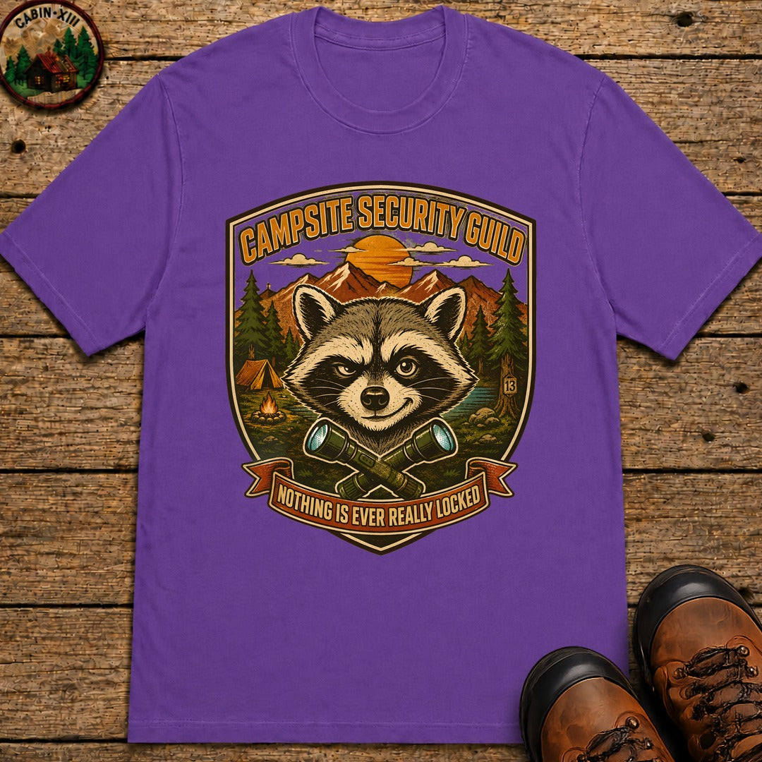 Camp Security Guild T Shirt - Grape