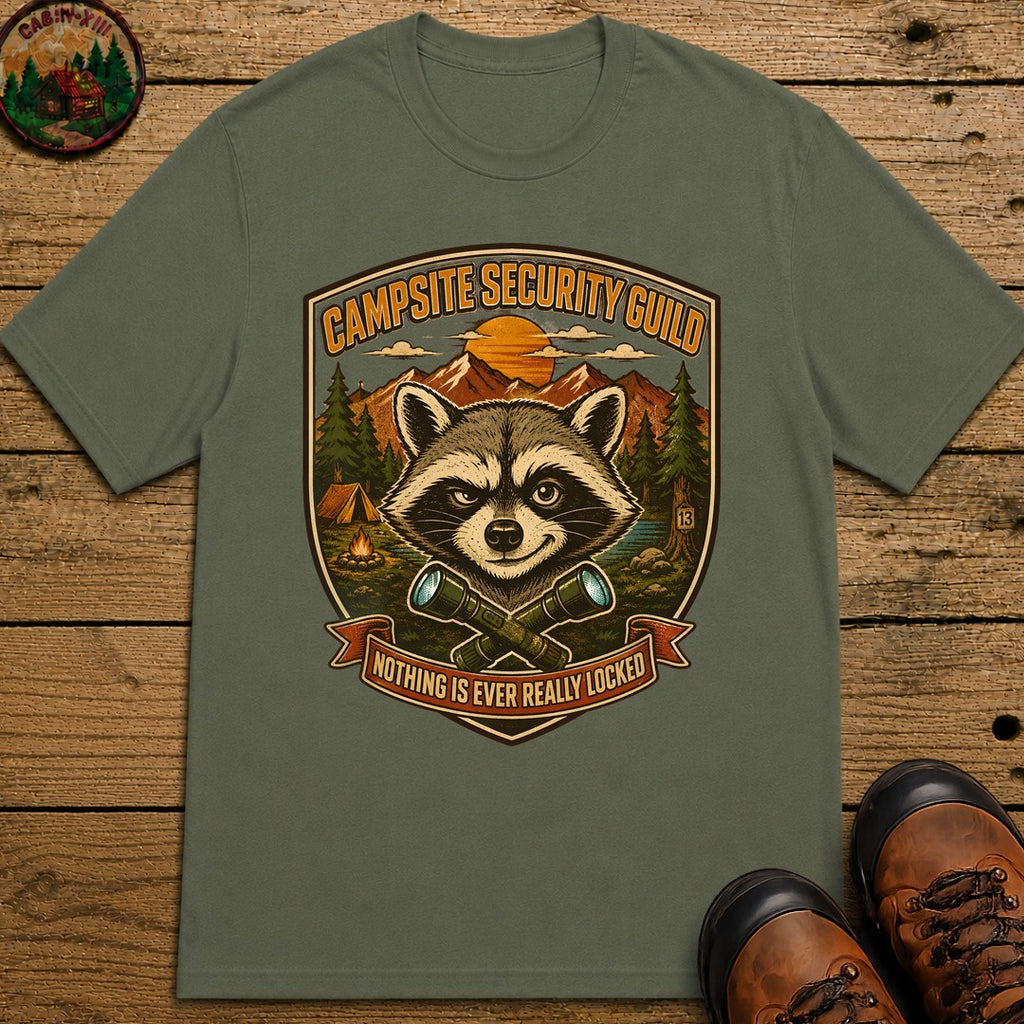 Camp Security Guild T Shirt - Moss