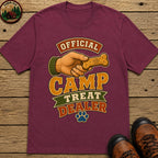 Camp Treat Dealer T Shirt - Berry