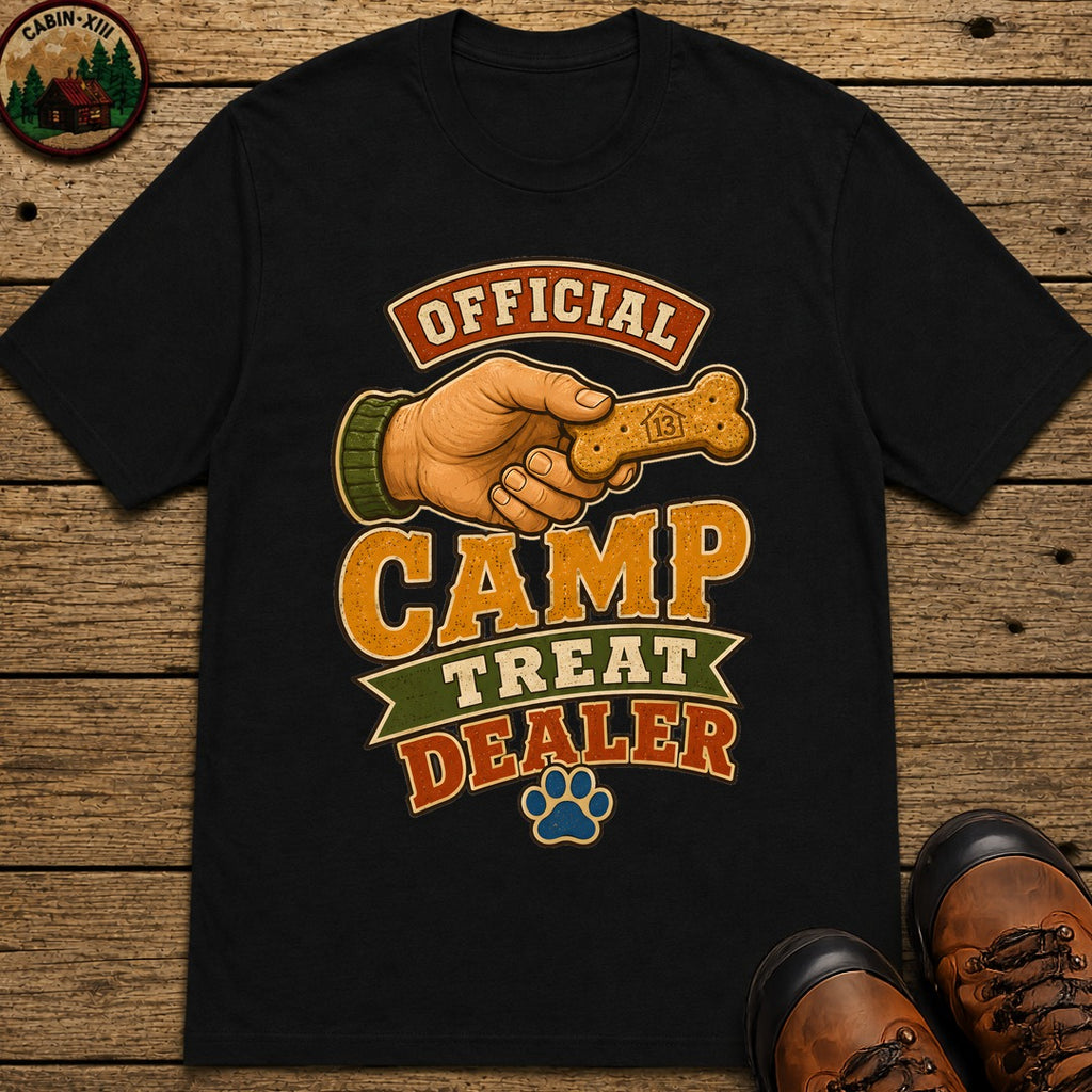 Camp Treat Dealer T Shirt - Black