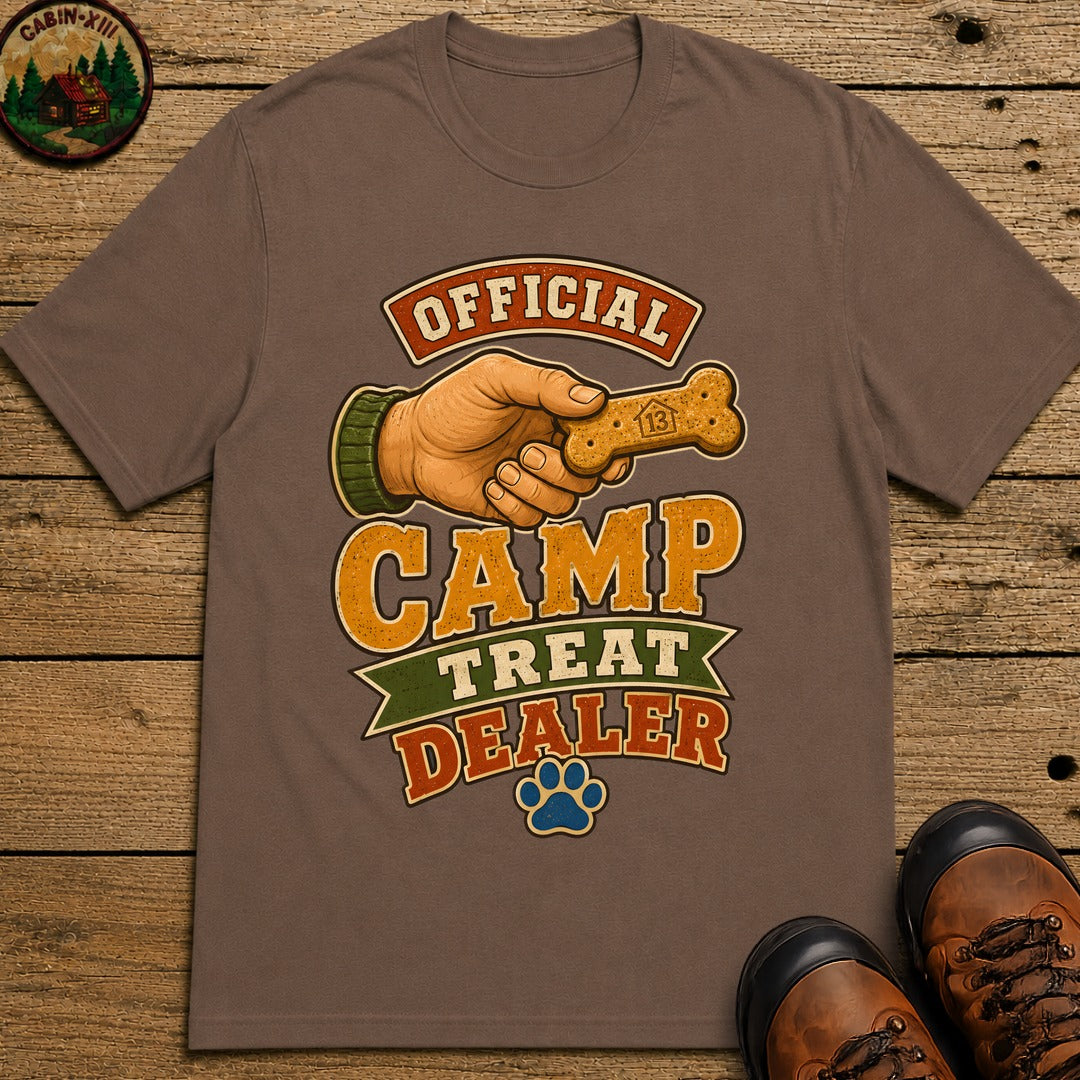 Camp Treat Dealer T Shirt - Espresso