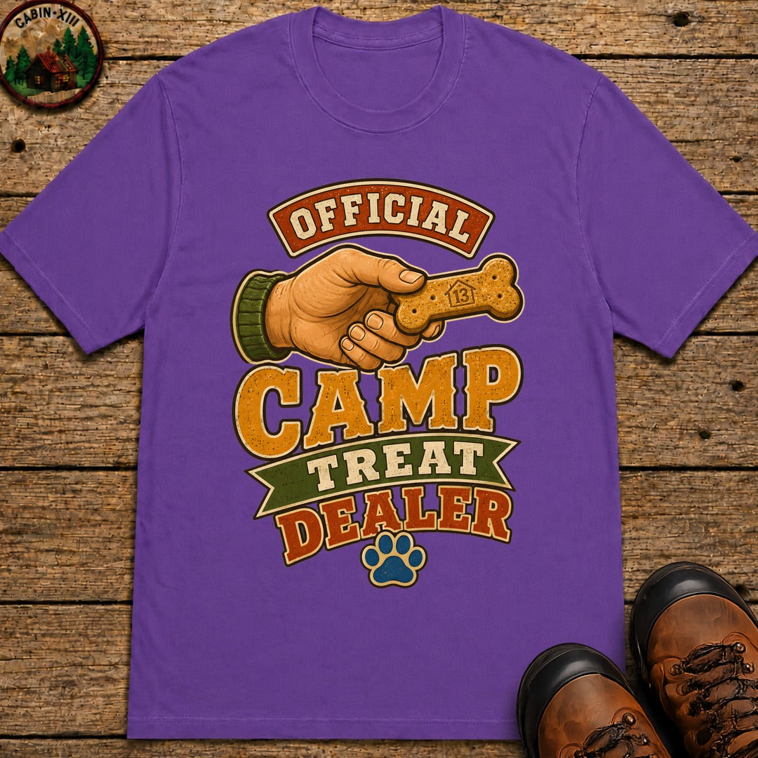 Camp Treat Dealer T Shirt - Grape