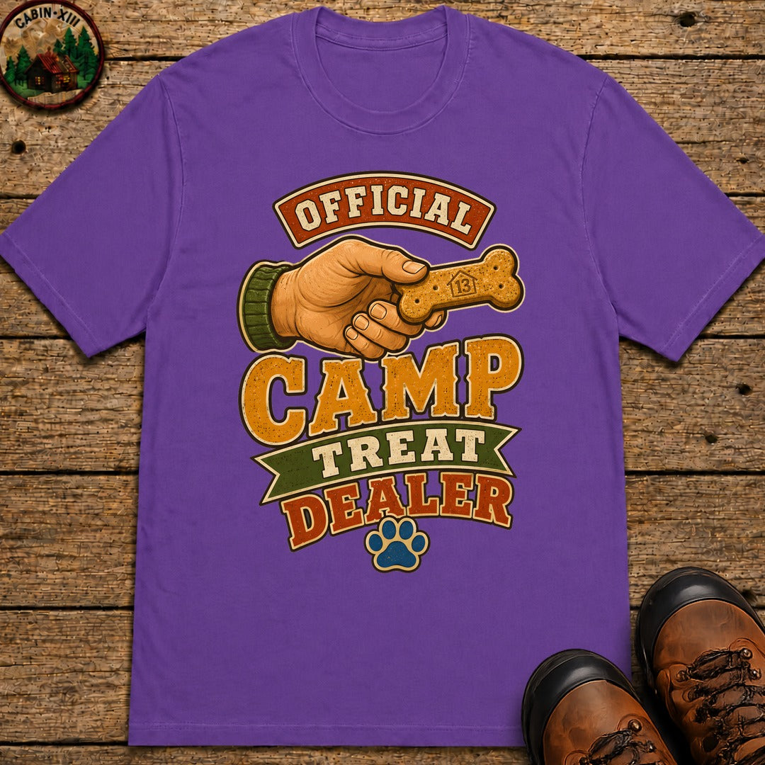 Camp Treat Dealer T Shirt - Grape